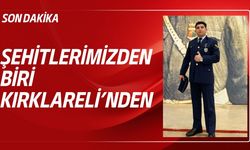 Şehitlerimizden Biri Kırklareli’nden