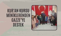 Kur'an Kursu Miniklerinden Gazze’ye Destek