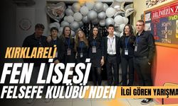 Kırklareli Fen Lisesi Felsefe Kulübü’nden İlgi Gören Yarışma