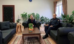İl Jandarma Komutanı Eskitürk’ten Rektör Ak’a Ziyaret