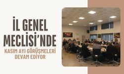 İl Genel Meclisi’nde Kasım Ayı Görüşmeleri Devam Ediyor