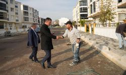 Üstyapı Çalışmalarını Yerinde İnceledi