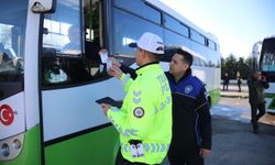Emniyet ve Zabıtadan Otobüs Denetimi
