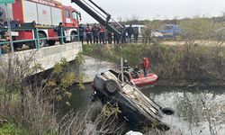 Edirne: Otomobil Dereye Uçtu, 1 Kişi Hayatını Kaybetti