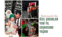 Babaeski’de Özel Çocuklar Yeni Yıl Coşkusunu Yaşadı