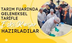 Tarım Fuarında Geleneksel Tarifle Eski Kaşar Hazırladılar