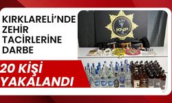 Kırklareli’nde Zehir Tacirlerine Darbe; 20 Kişi Yakalandı