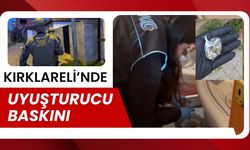 Kırklareli Merkezde Uyuşturucu Baskını