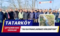 Tatarköy’de, Çiftçinin Sesi Oldular; “Su Kaynaklarımız Kirleniyor”