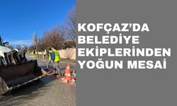 Kofçaz’da Belediye Ekiplerinden Yoğun Mesai