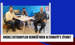 Emekli Astsubaylar Derneği’nden Alternatif’e Ziyaret