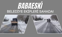 Babaeski Belediyesi Ekipleri Sahada!