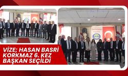 Vize; Hasan Basri Korkmaz 6. Kez Başkan Seçildi