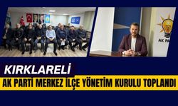 AK Parti Merkez İlçe Yönetim Kurulu Toplandı