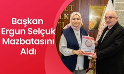 Başkan Ergun Selçuk Mazbatasını Aldı