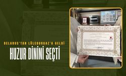 Belarus’tan Lüleburgaz’a Geldi, Huzur Dinini Seçti