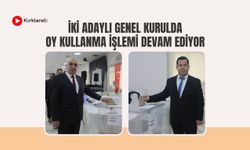 Kırklareli: İki Adaylı Genel Kurulda Oy Kullanma İşlemi Devam Ediyor