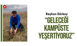 Başkan Gürbay “Geleceği Kampüste Yeşertiyoruz”