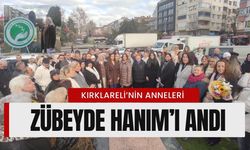 Kırklareli’nin Anneleri, Zübeyde Hanım’ı Andı