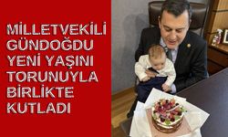 Milletvekili Gündoğdu Yeni Yaşını Torunuyla Birlikte Kutladı