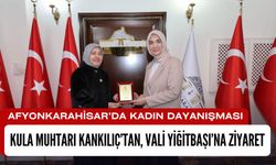 KADIN DAYANIŞMASI; Kula Muhtarı Kankılıç’tan, Vali Yiğitbaşı’na Ziyaret