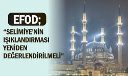 EFOD; “Selimiye’nin Işıklandırması Yeniden Değerlendirilmeli”