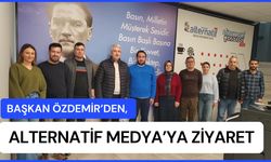 Başkan Özdemir’den, Alternatif Medya’ya Ziyaret