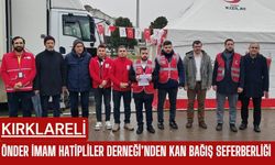 Kırklareli; Önder İmam Hatipliler Derneği’nden Kan Bağış Seferberliği
