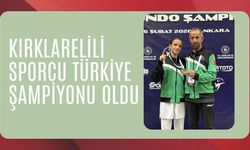 Kırklarelili Sporcu Türkiye Şampiyonu Oldu