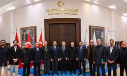 Vali Turan Makamında Misafirlerini Ağırladı