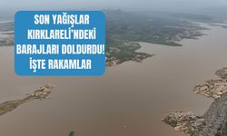Son Yağışlar Kırklareli’ndeki Barajları Doldurdu! İşte Rakamlar
