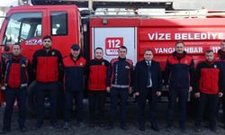 Kaymakam Balaban’dan İtfaiye Personellerine Teşekkür Belgesi