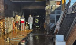 Kırklareli'nde İş Yeri Yangını; 1 Yaralı