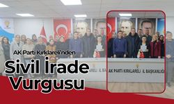 AK Parti Kırklareli’nden Sivil İrade Vurgusu