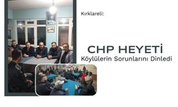 Kırklareli: CHP Heyeti Köylülerin Sorunlarını Dinledi