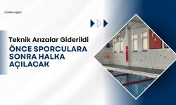 Teknik Arızalar Giderildi, Önce Sporculara Sonra Halka Açılacak