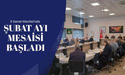 İl Genel Meclisi’nde Şubat Ayı Mesaisi Başladı