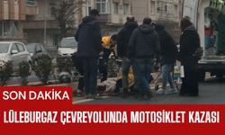 SON DAKİKA; Lüleburgaz Çevreyolunda Motosiklet Kazası