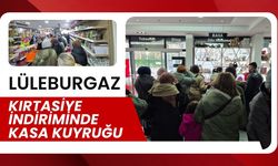 LÜLEBURGAZ; Kırtasiye İndiriminde Kasa Kuyruğu