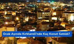 Ocak Ayında Kırklareli’nde Kaç Konut Satıldı?