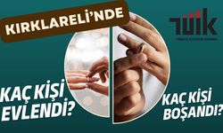 Kırklareli’nde Kaç Kişi Evlendi, Kaç Kişi Boşandı?