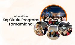 Kırklareli’nde Kış Okulu Programı Tamamlandı