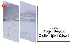 Kofçaz’da Doğa Beyaz Gelinliğini Giydi