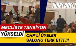 MECLİSTE TANSİYON YÜKSELDİ! CHP’Lİ ÜYELER SALONU TERK ETTİ