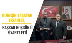 Güreşin Yaşayan Efsanesi, Başkan Hoşgör’ü Ziyaret Etti