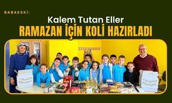 Babaeski: Kalem Tutan Eller, Ramazan İçin Koli Hazırladı