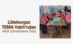 Lüleburgaz TEMA Vakfı’ndan Aktif Gönüllülere Ödül