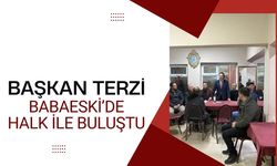 Başkan Terzi, Babaeski’de Halk İle Buluştu