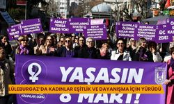 Lüleburgaz’da Kadınlar Eşitlik ve Dayanışma İçin Yürüdü