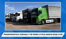 Pınarhisar’da Zorunlu Tır Parkı Uygulaması Başlıyor